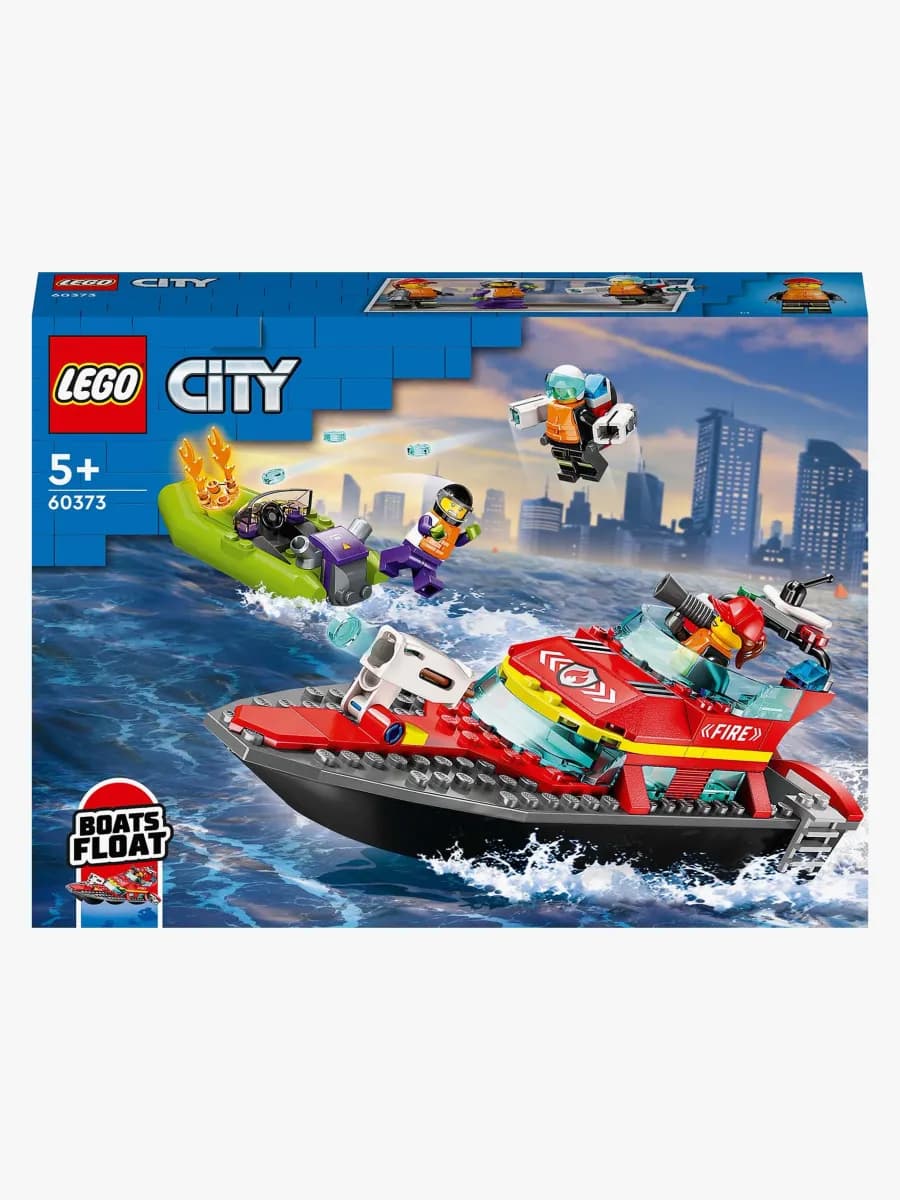 LEGO City Fire 60373 Brandräddningsbåt