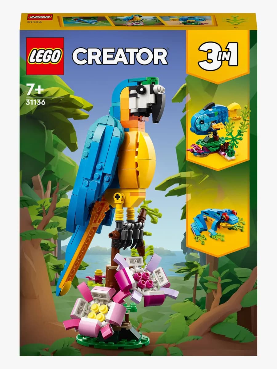LEGO Creator 31136 Exotisk papegoja