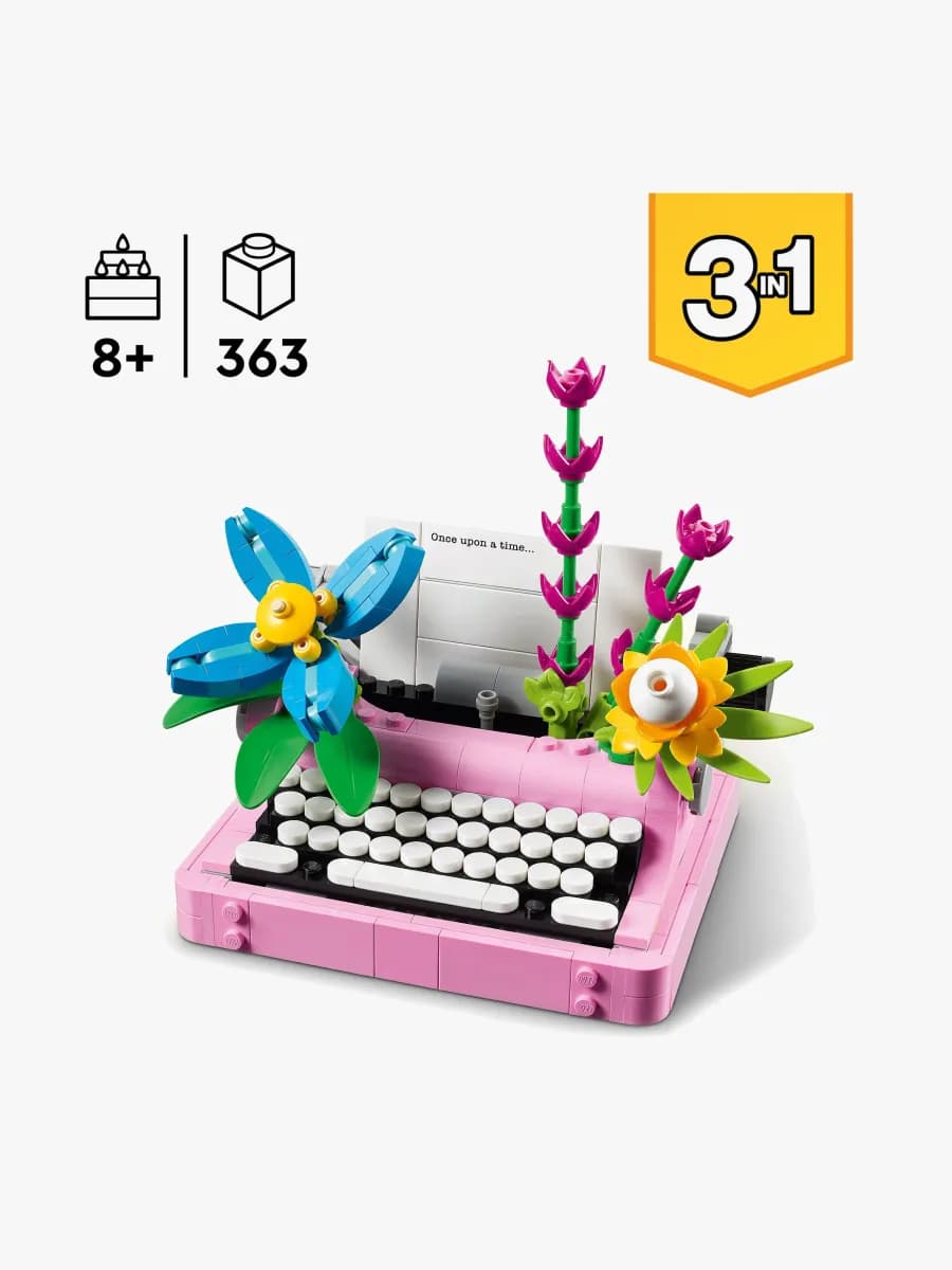 LEGO Creator 31169 Skrivmaskin med blommor