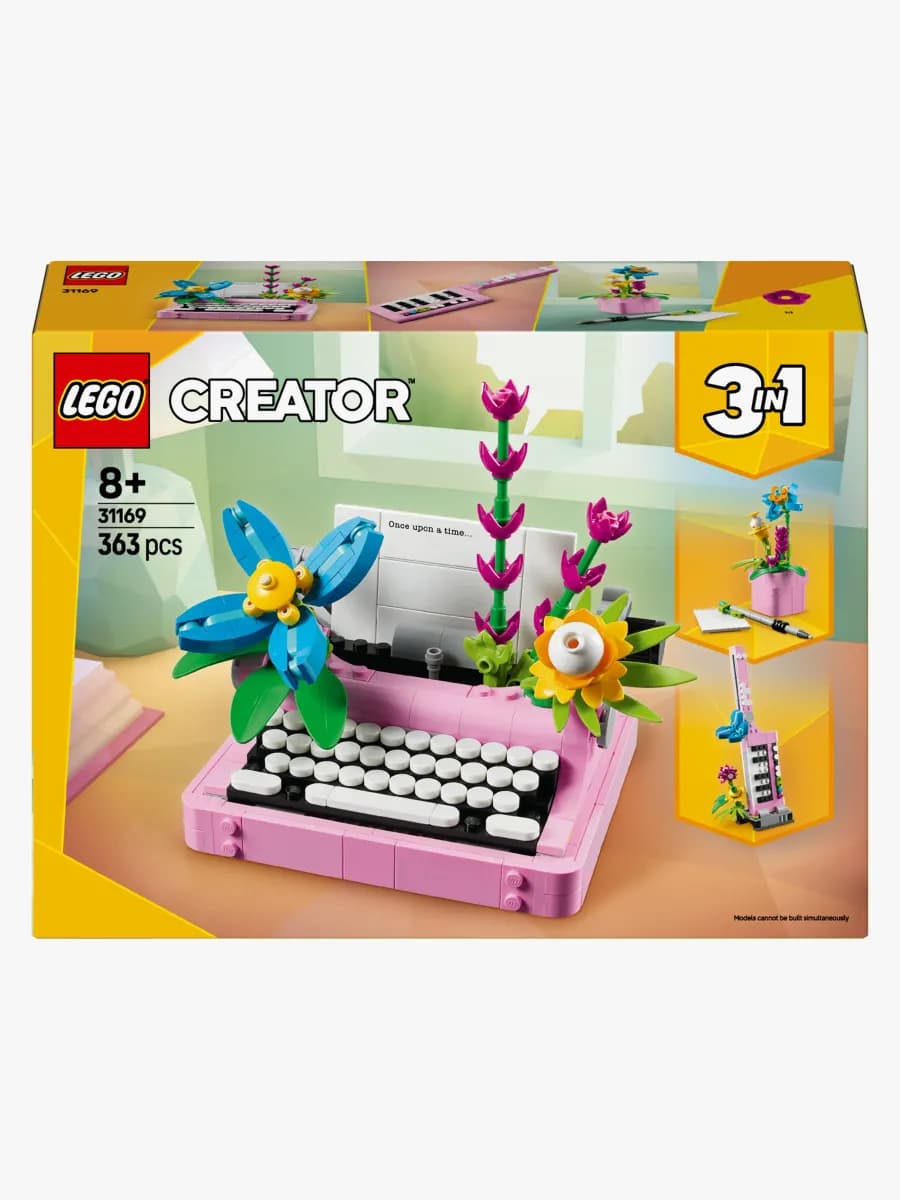 LEGO Creator 31169 Skrivmaskin med blommor