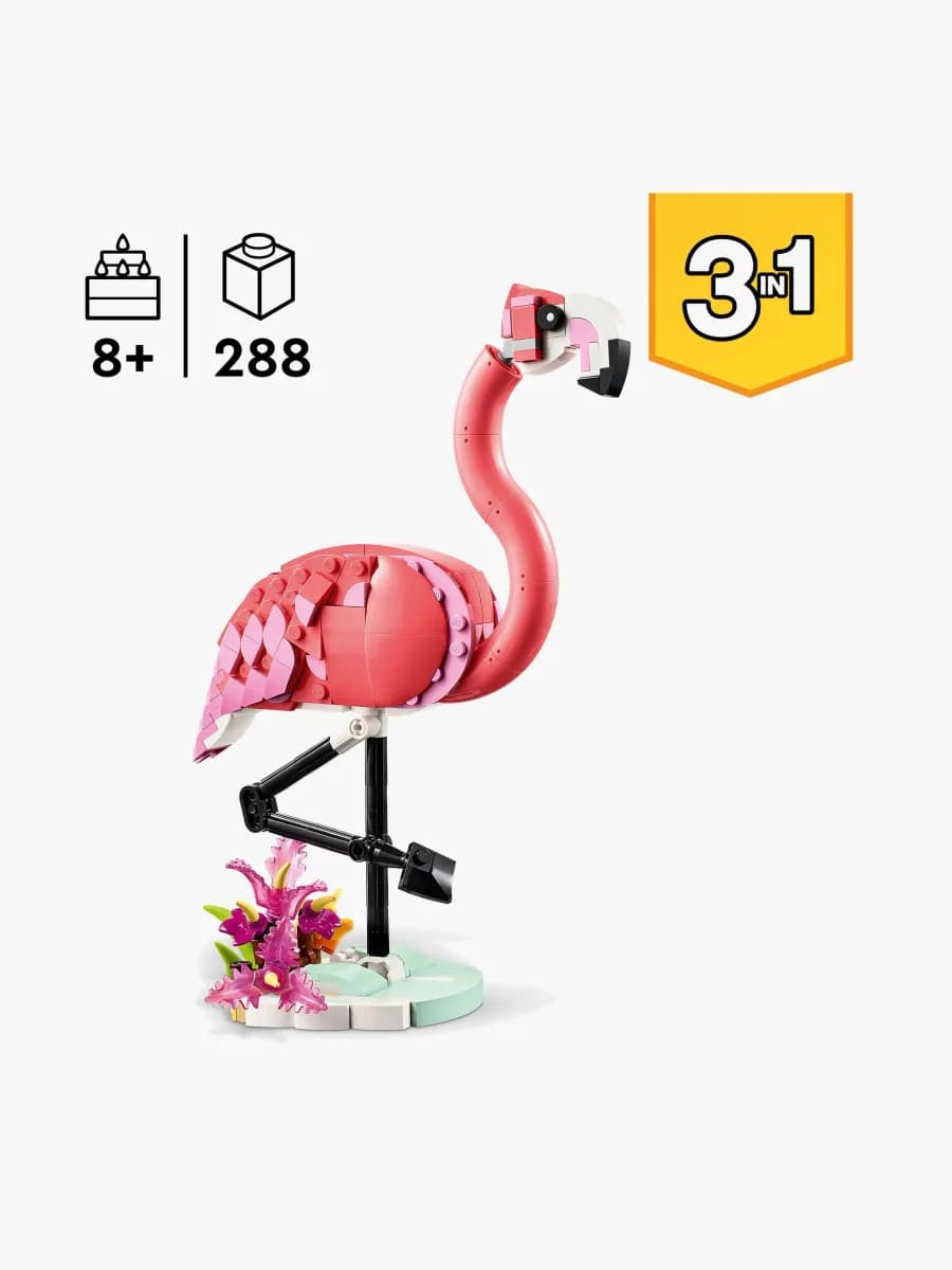 LEGO Creator 31170 Vilda djur: Rosa flamingo