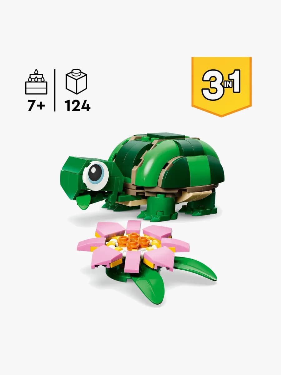 LEGO Creator 31377 Sköldpadda med näckros