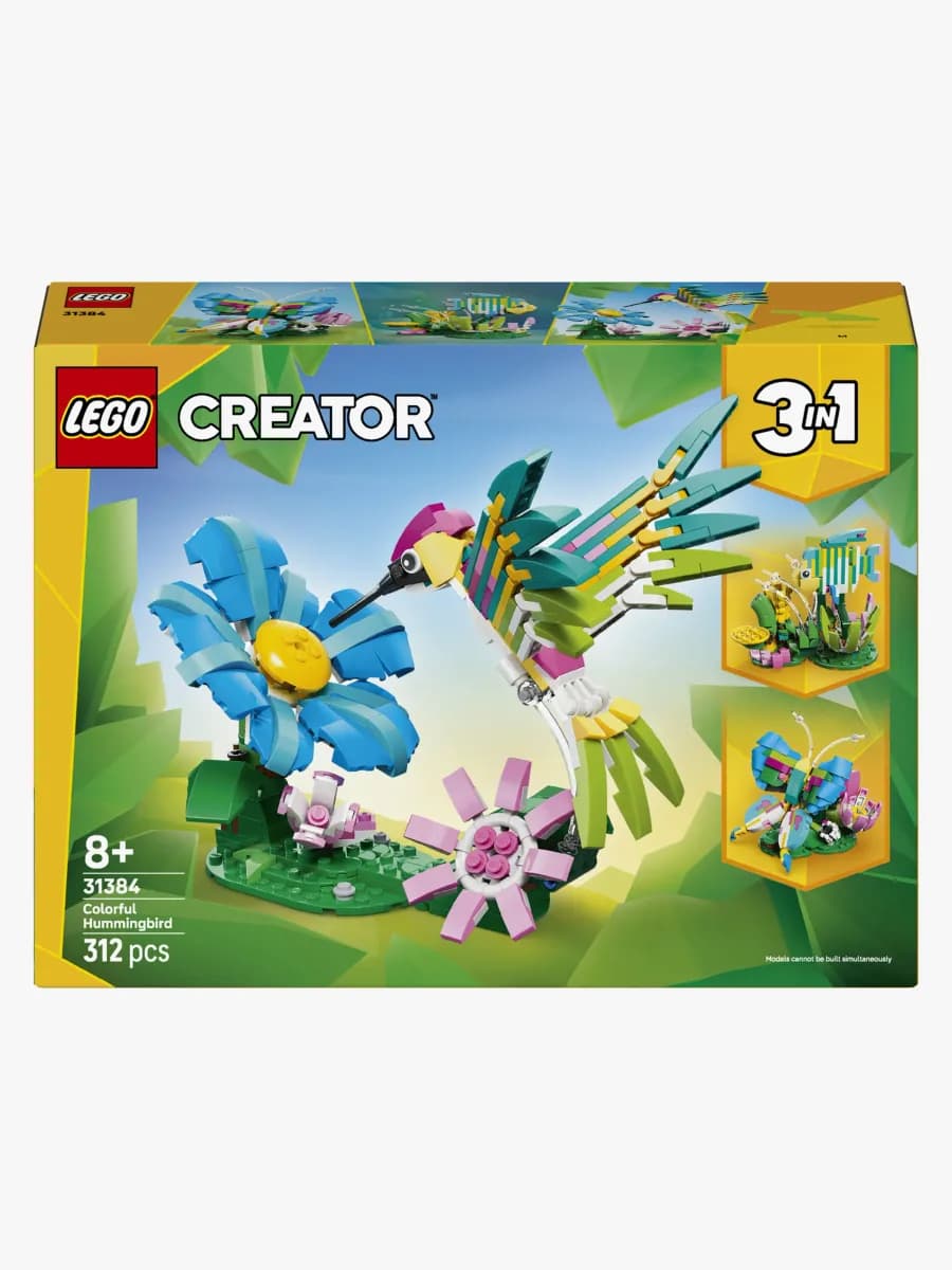LEGO Creator 31384 Vilda djur: färgglad kolibri