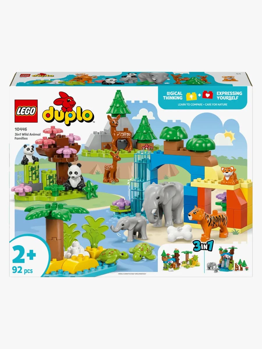 LEGO DUPLO Town 10446 3-i-1 Vilda djurfamiljer