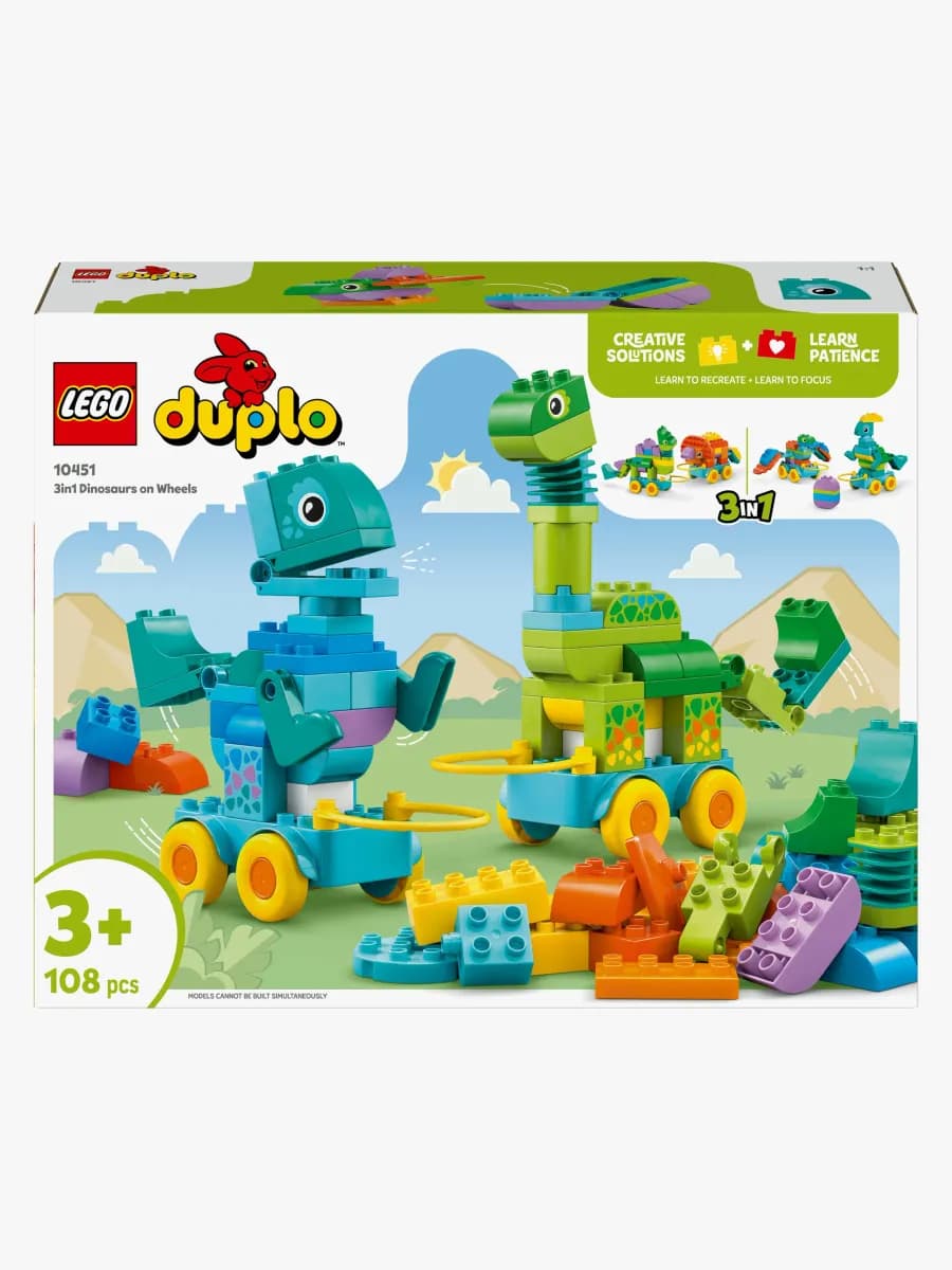 LEGO DUPLO Town 10451 3-i-1 Dinosaurier på hjul