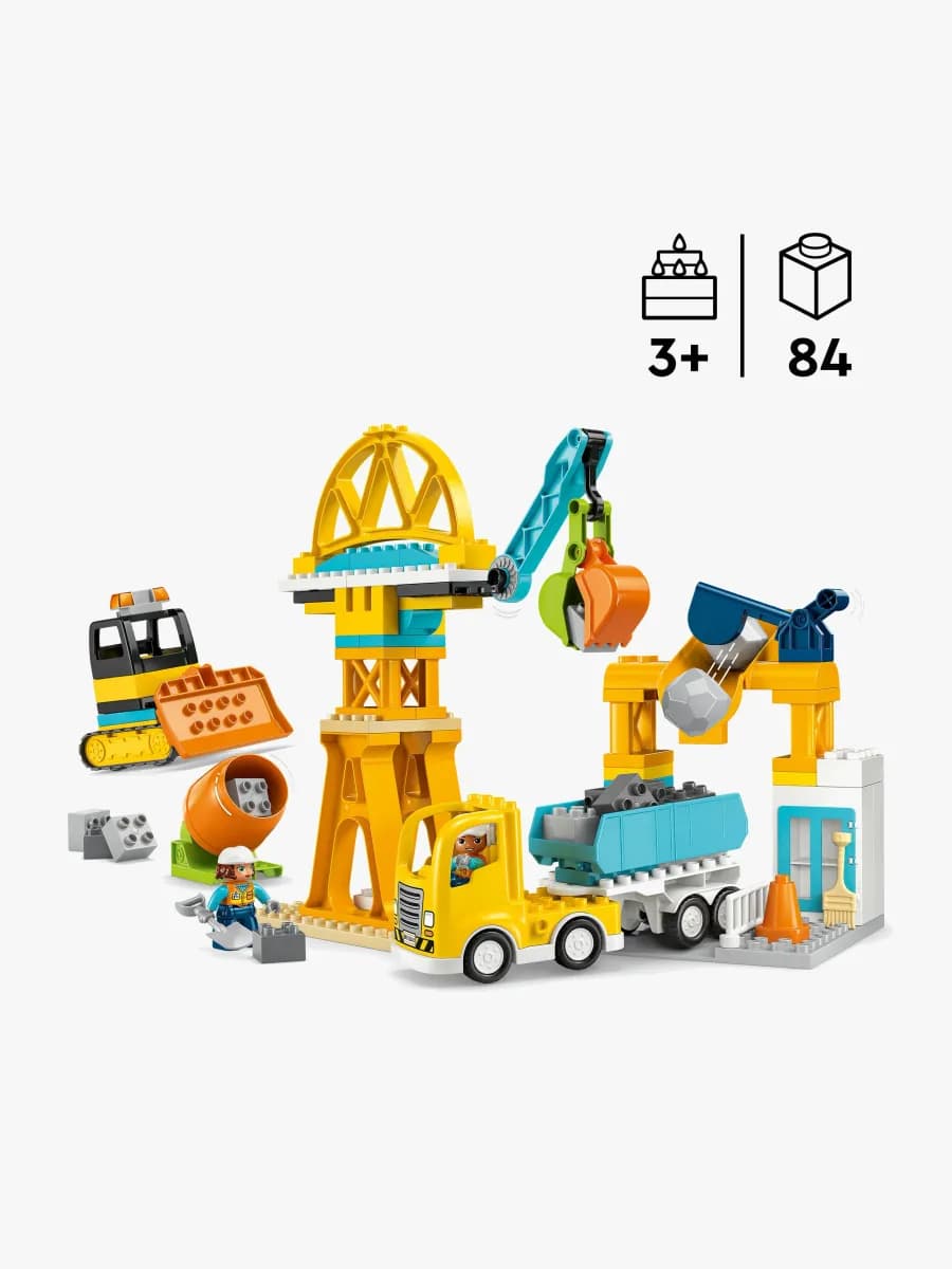 LEGO DUPLO Town 10476 3 i 1 Byggarbetsplats och fordon