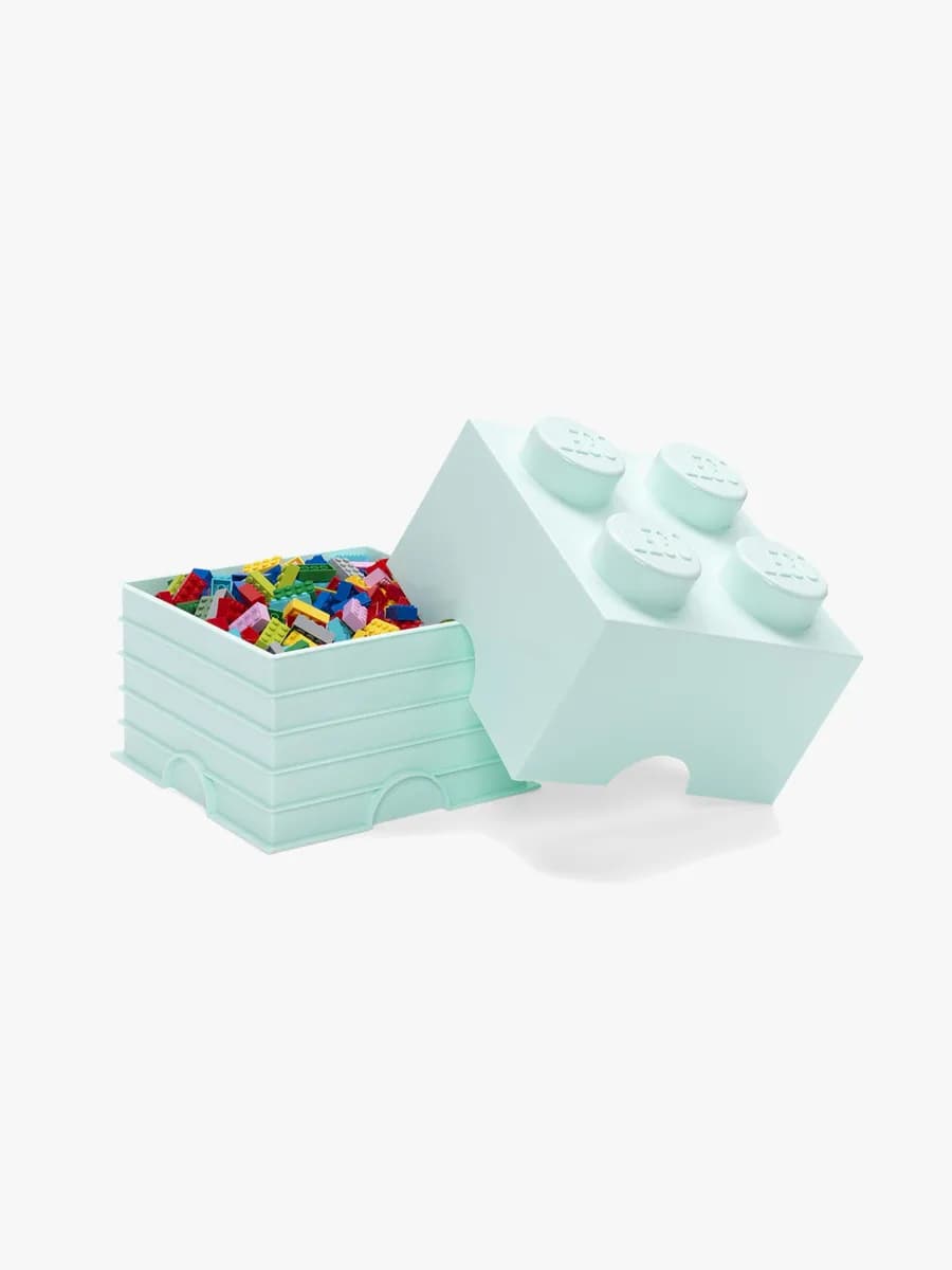 LEGO Förvaring 4 Design Collection Aqua, Förvaring Barnrum
