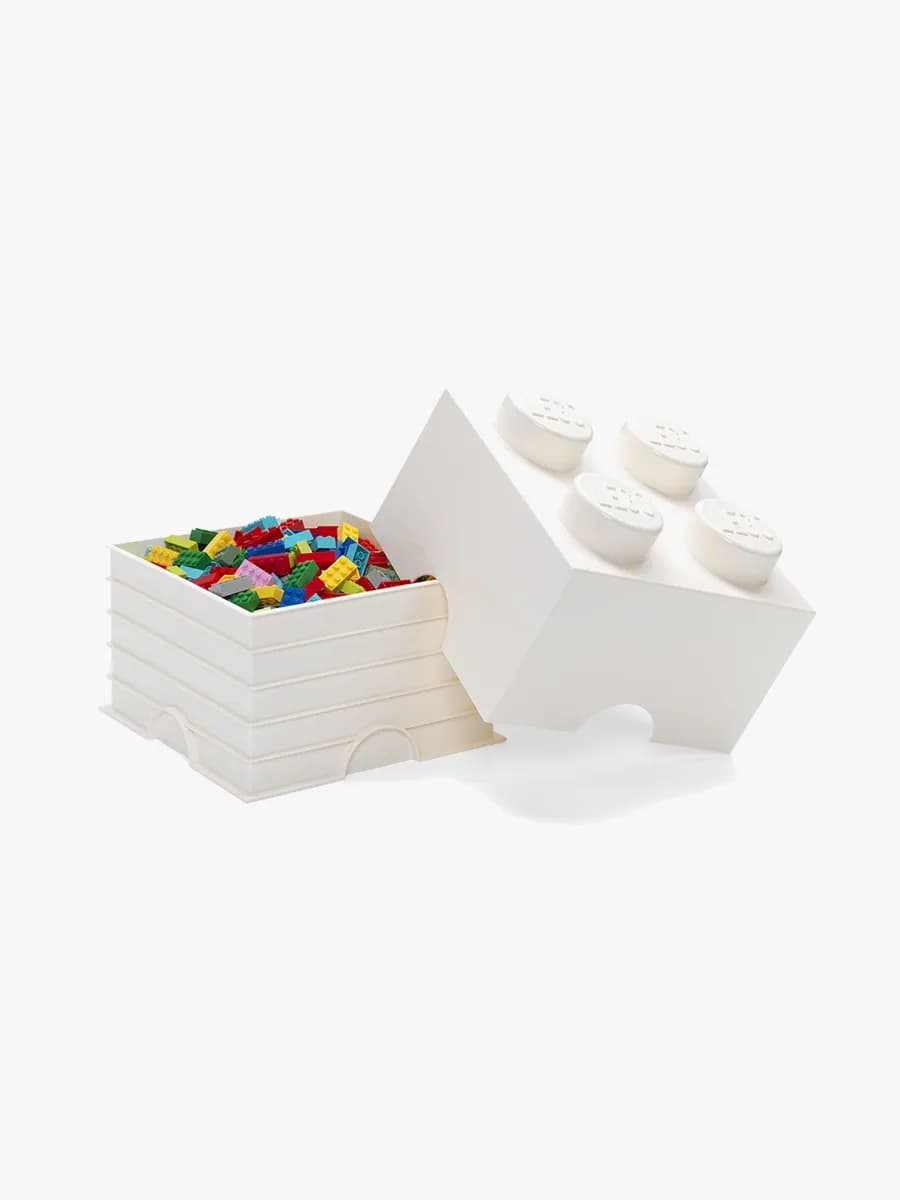 LEGO Förvaring 4 Vit, Förvaring Barnrum