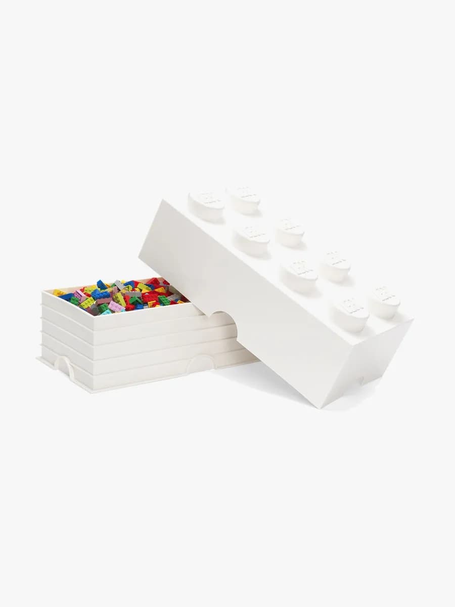 LEGO Förvaring 8 Vit, Förvaring Barnrum
