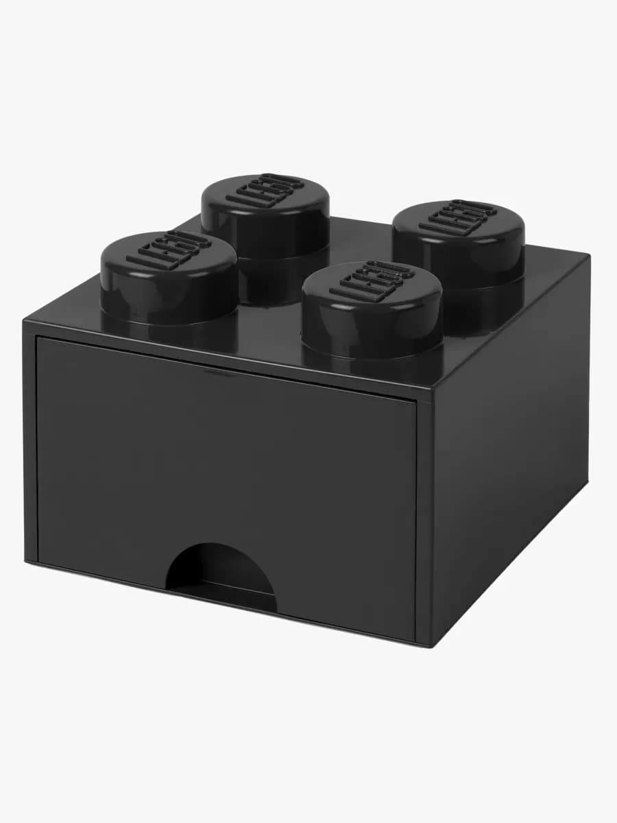 LEGO Förvaring med låda 4, Svart, Förvaring Barnrum