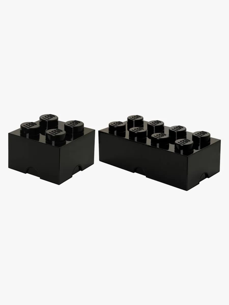 LEGO förvaring Paket Liten/Stor, Svart, Förvaring Barnrum