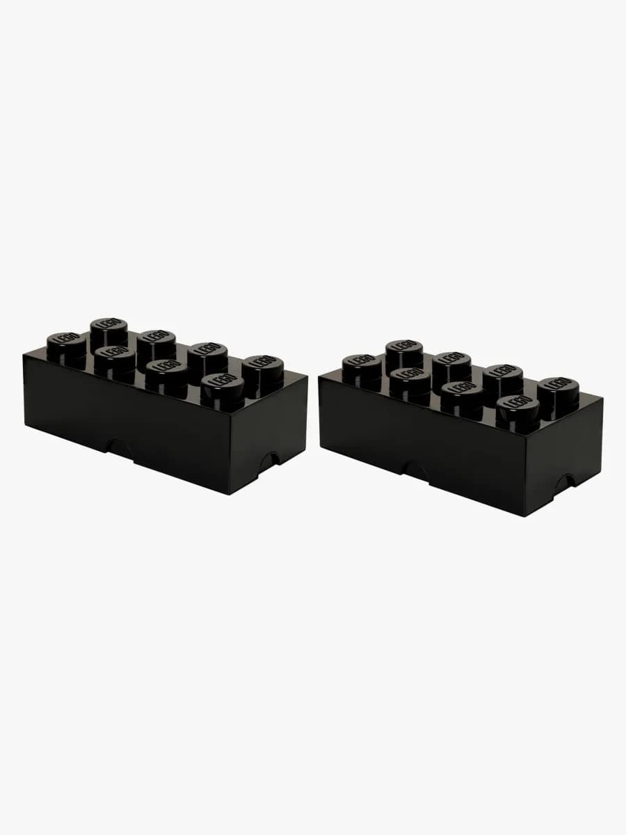 LEGO förvaring Paket Stor 2p, Svart, Förvaring Barnrum