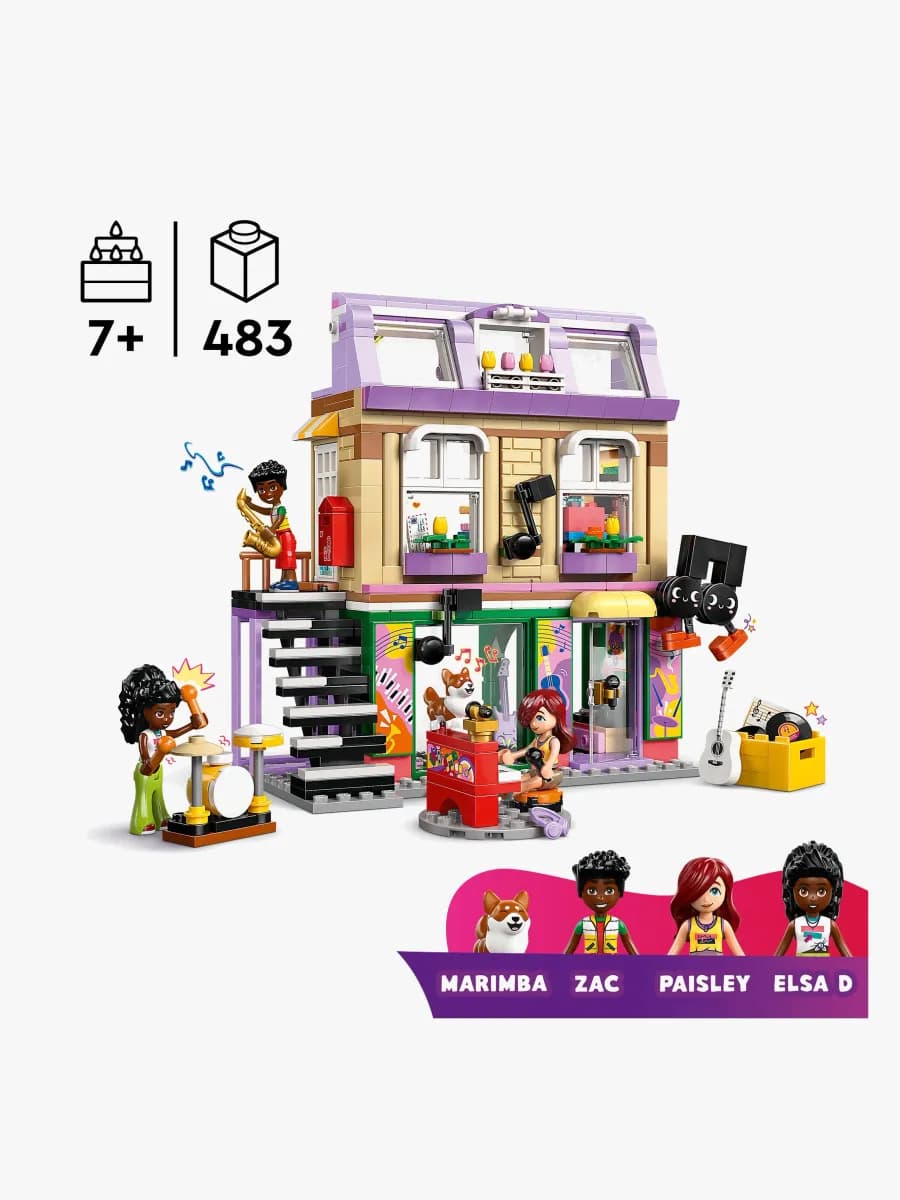 LEGO Friends 42653 Musikaffär &  lägenhet