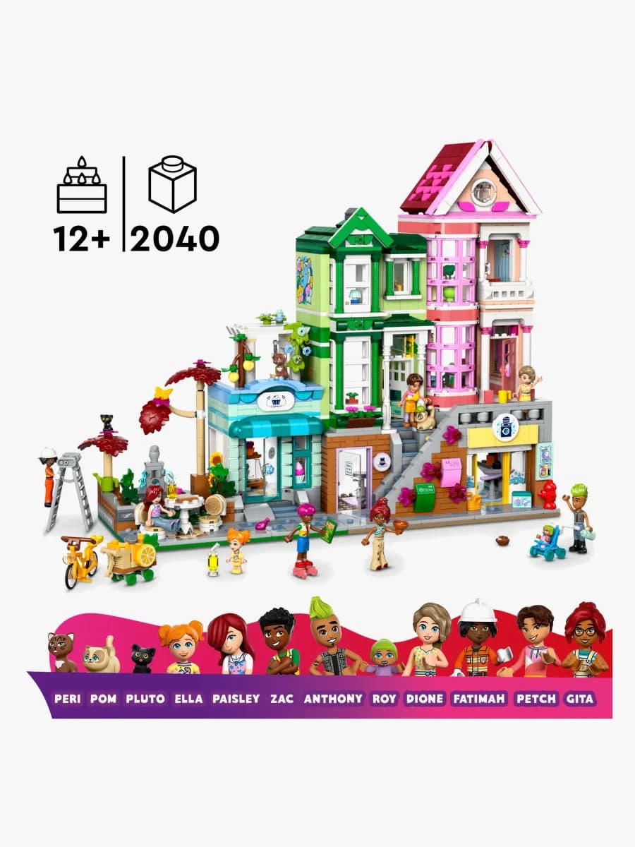 LEGO Friends 42670 Heartlake Citys lägenheter och butiker