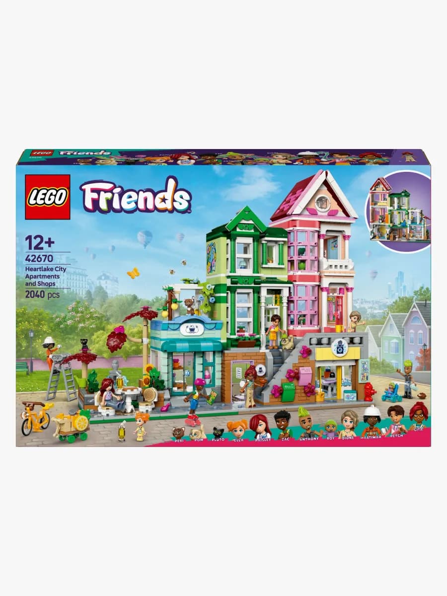 LEGO Friends 42670 Heartlake Citys lägenheter och butiker