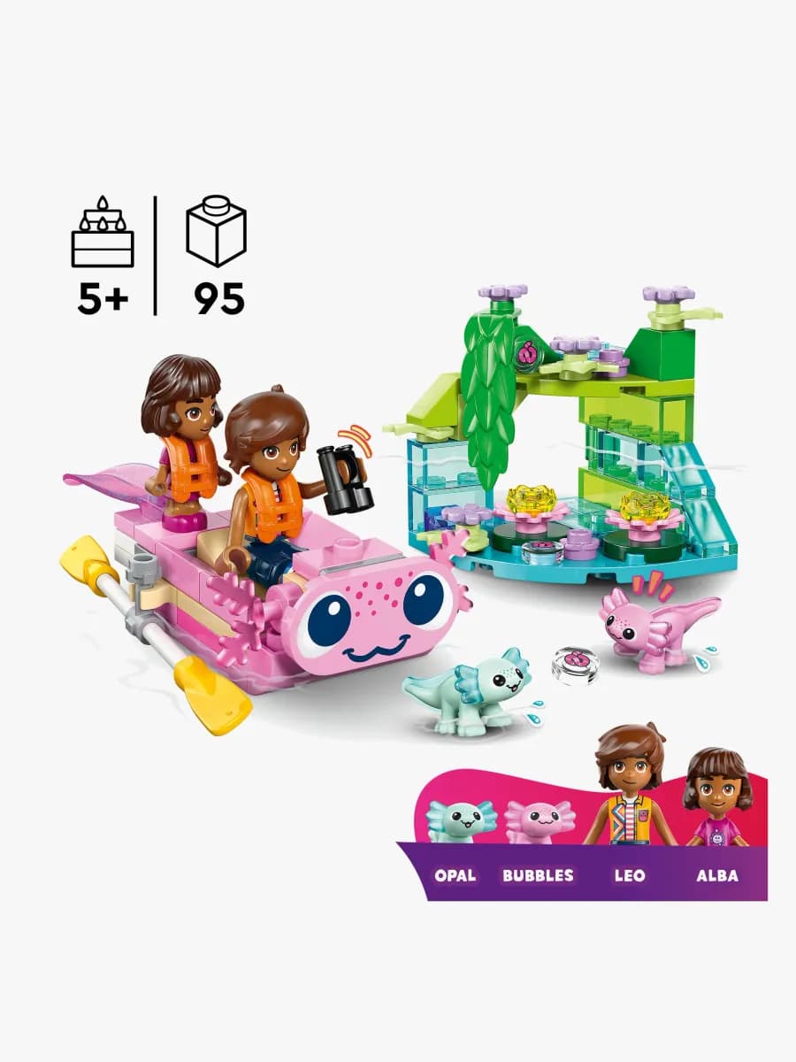 LEGO Friends 42681 Äventyrsbåt med axolotler