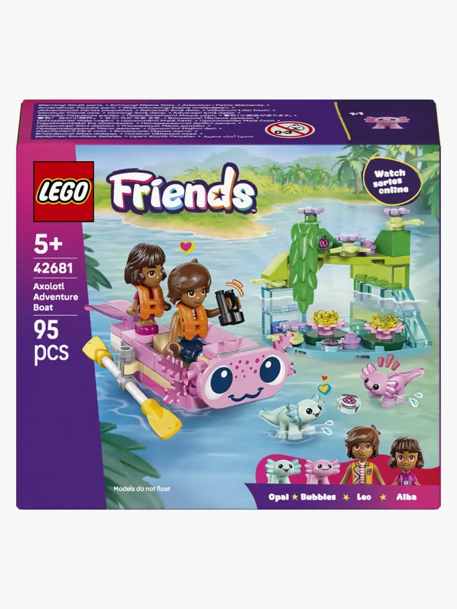 LEGO Friends 42681 Äventyrsbåt med axolotler