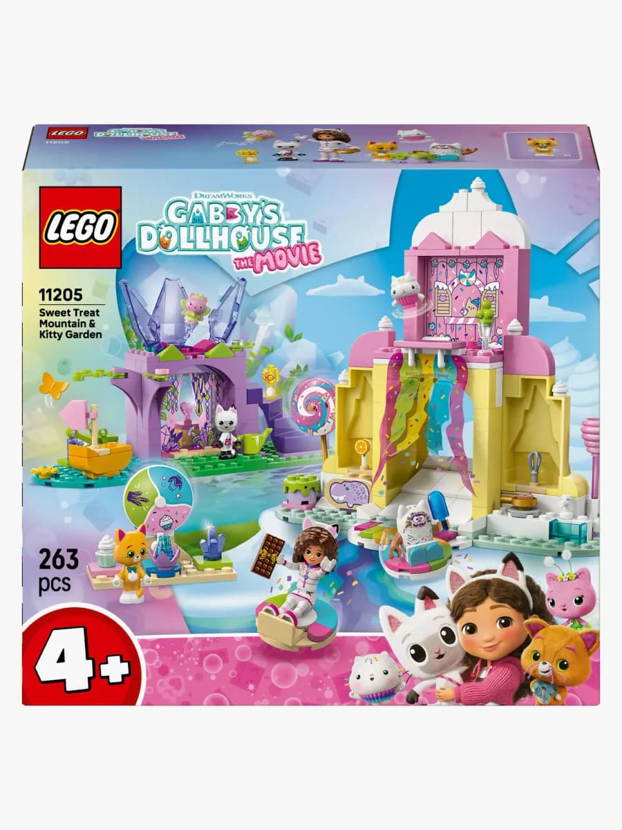 LEGO Gabby's Dollhouse 11205 Karamellberget &  katträdgården