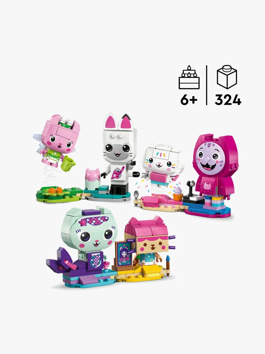 LEGO Gabby's Dollhouse 11215 Gabbys klossbyggda kattvänner
