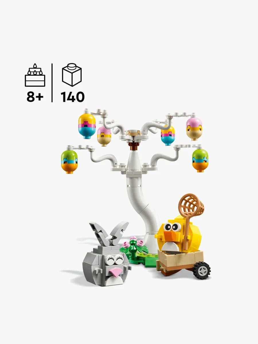 LEGO Iconic 40808 Äggjakt med påskkanin och kyckling