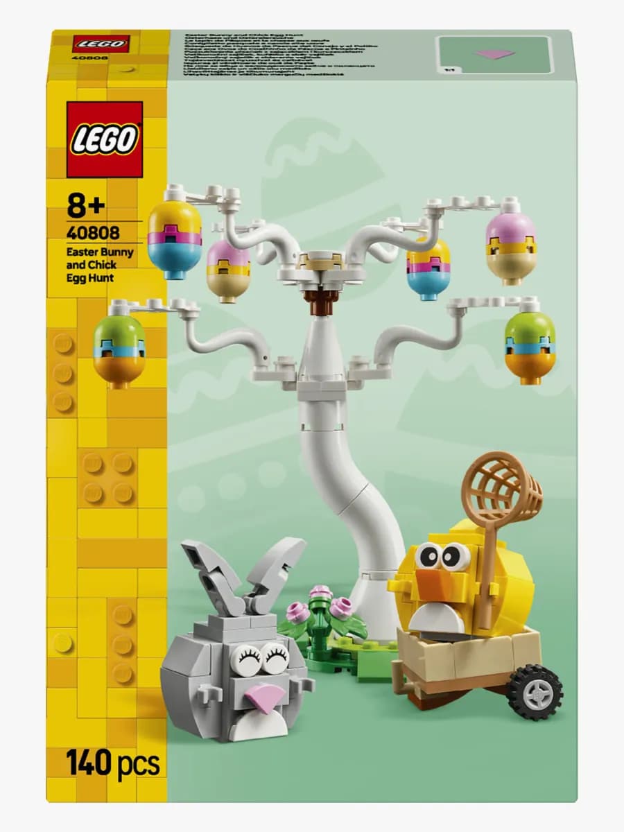 LEGO Iconic 40808 Äggjakt med påskkanin och kyckling