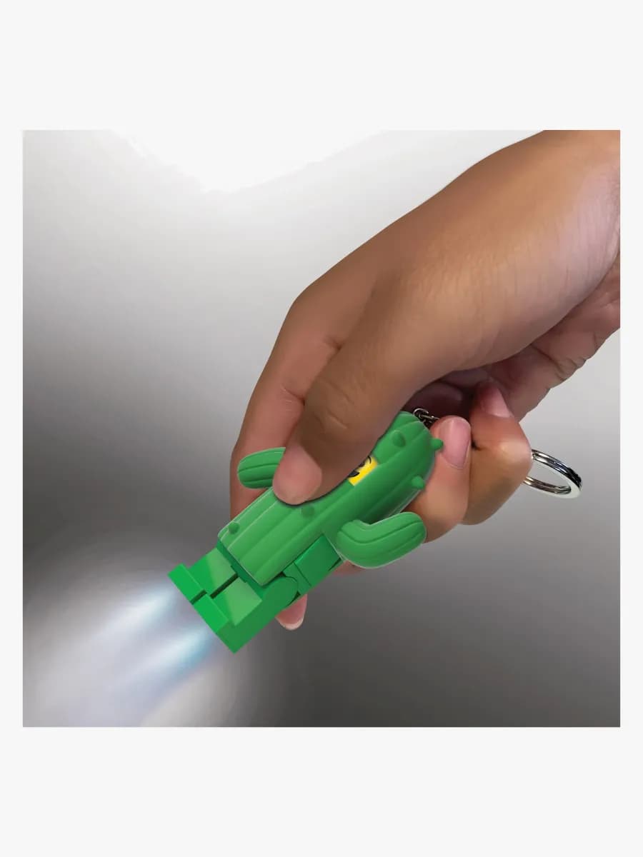 LEGO Iconic Cactus Boy Nyckelring med LED-lampa, Barnrum