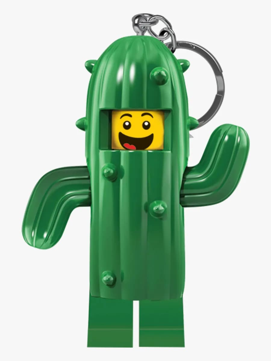 LEGO Iconic Cactus Boy Nyckelring med LED-lampa, Barnrum
