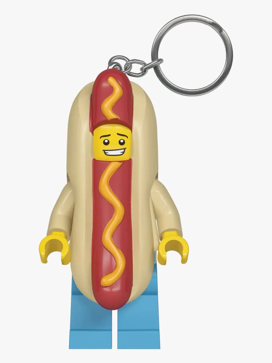 LEGO Iconic Hot Dog Man Nyckelring med LED-lampa, Barnrum
