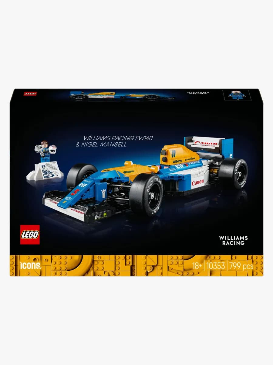 LEGO Icons 10353 Williams Racing FW14B &  Nigel Mansell