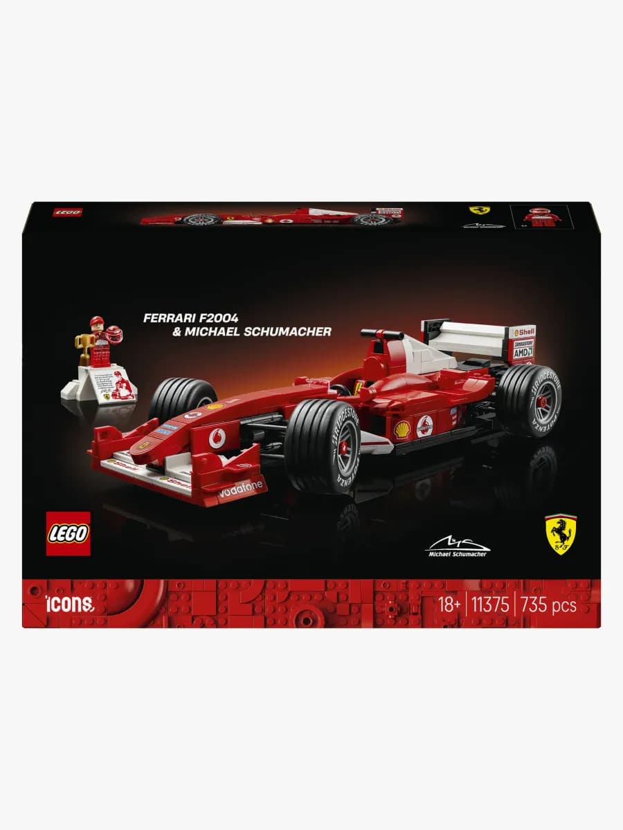 LEGO Icons 11375 Ferrari F2004 &  Michael Schumacher