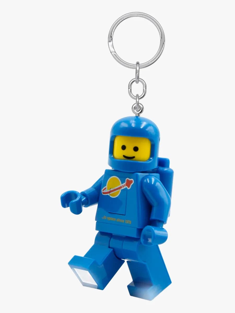 LEGO® Ikonisk Rymdman Nyckelring med LED-lampa, Blå, Barnrum