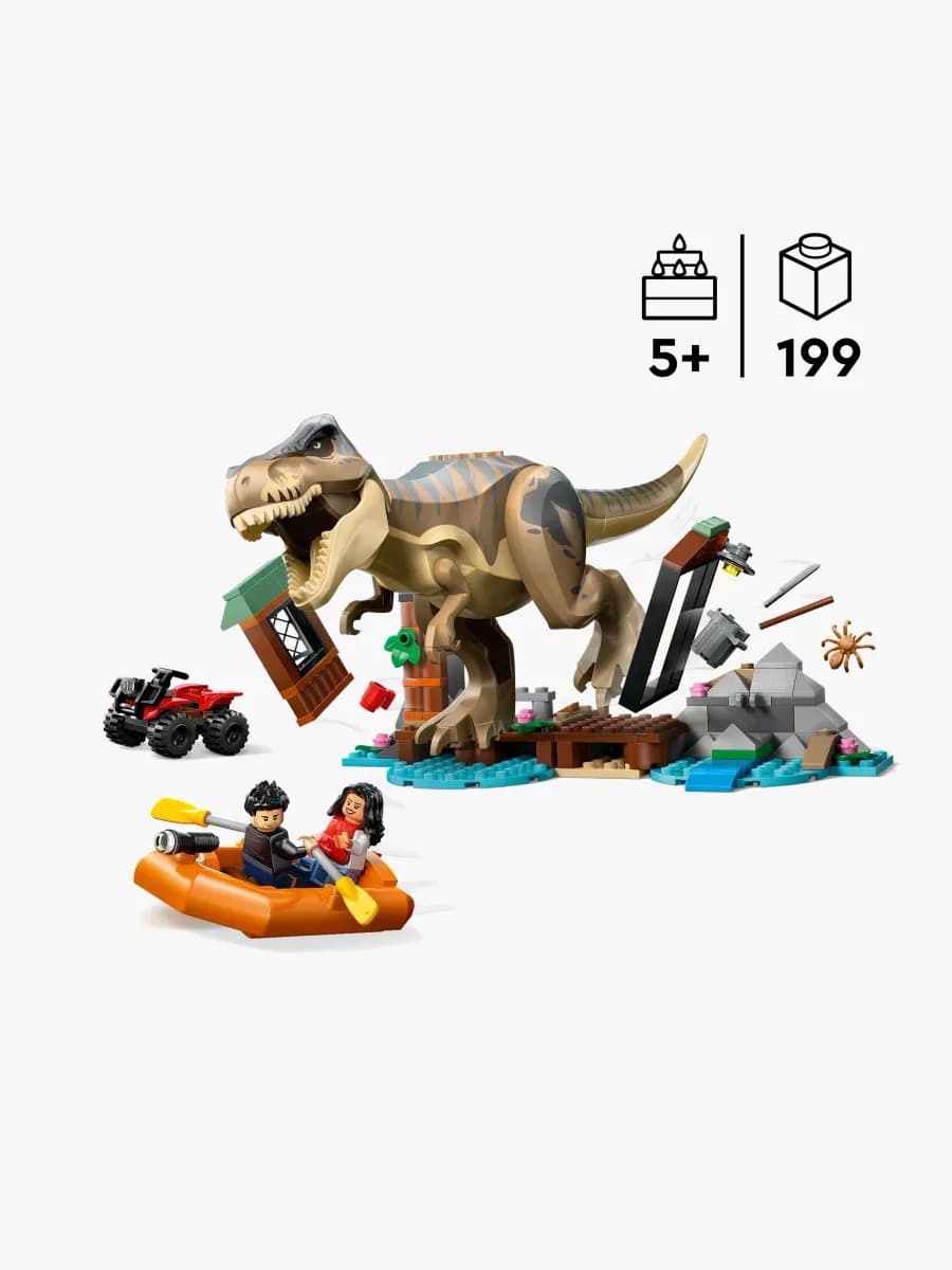 LEGO Jurassic World 76975 Flodflykt med T. rex