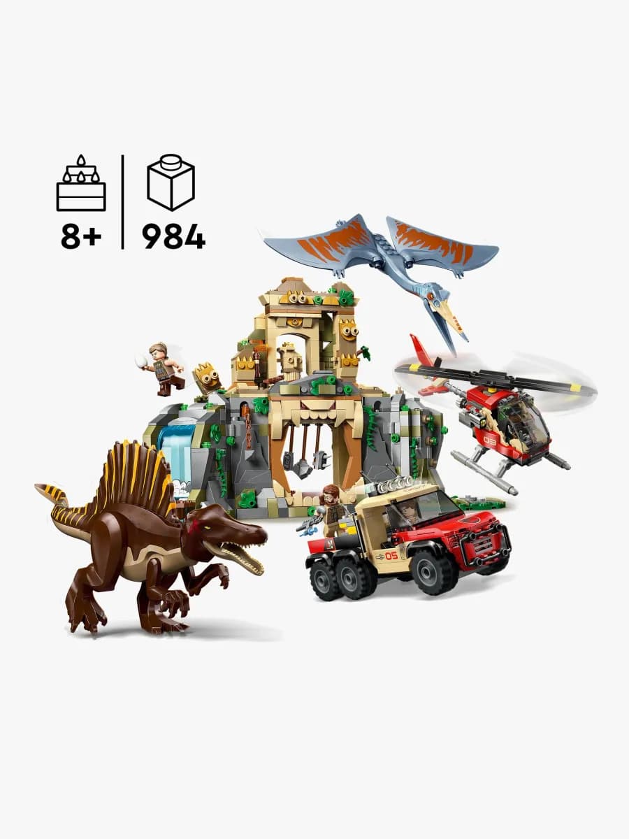 LEGO Jurassic World 76976 Flyguppdrag med spinosaurus och quetzalcoatlus
