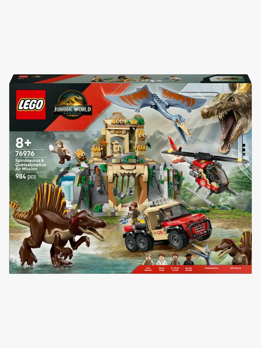 LEGO Jurassic World 76976 Flyguppdrag med spinosaurus och quetzalcoatlus