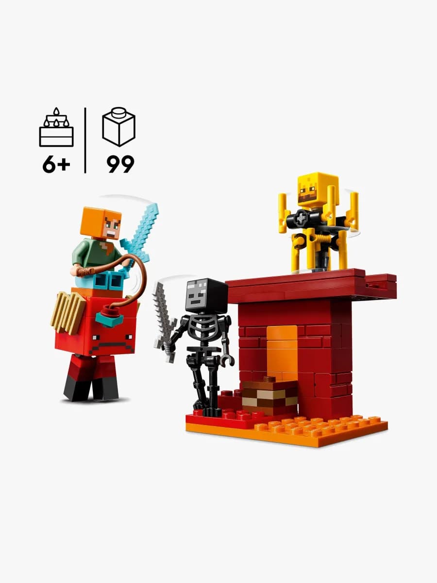 LEGO Minecraft 21266 Lavastriden i Nether