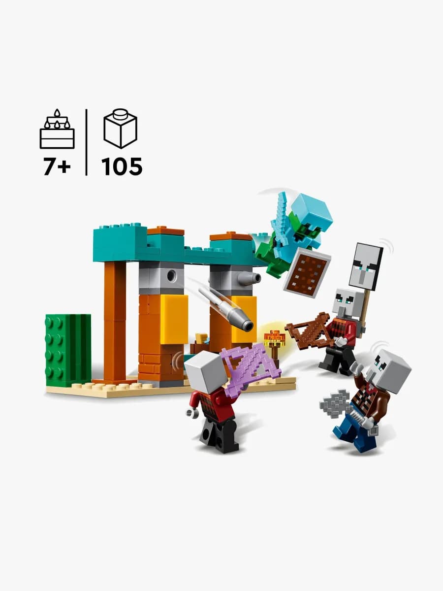 LEGO Minecraft 21267 Fybornas ökenpatrull