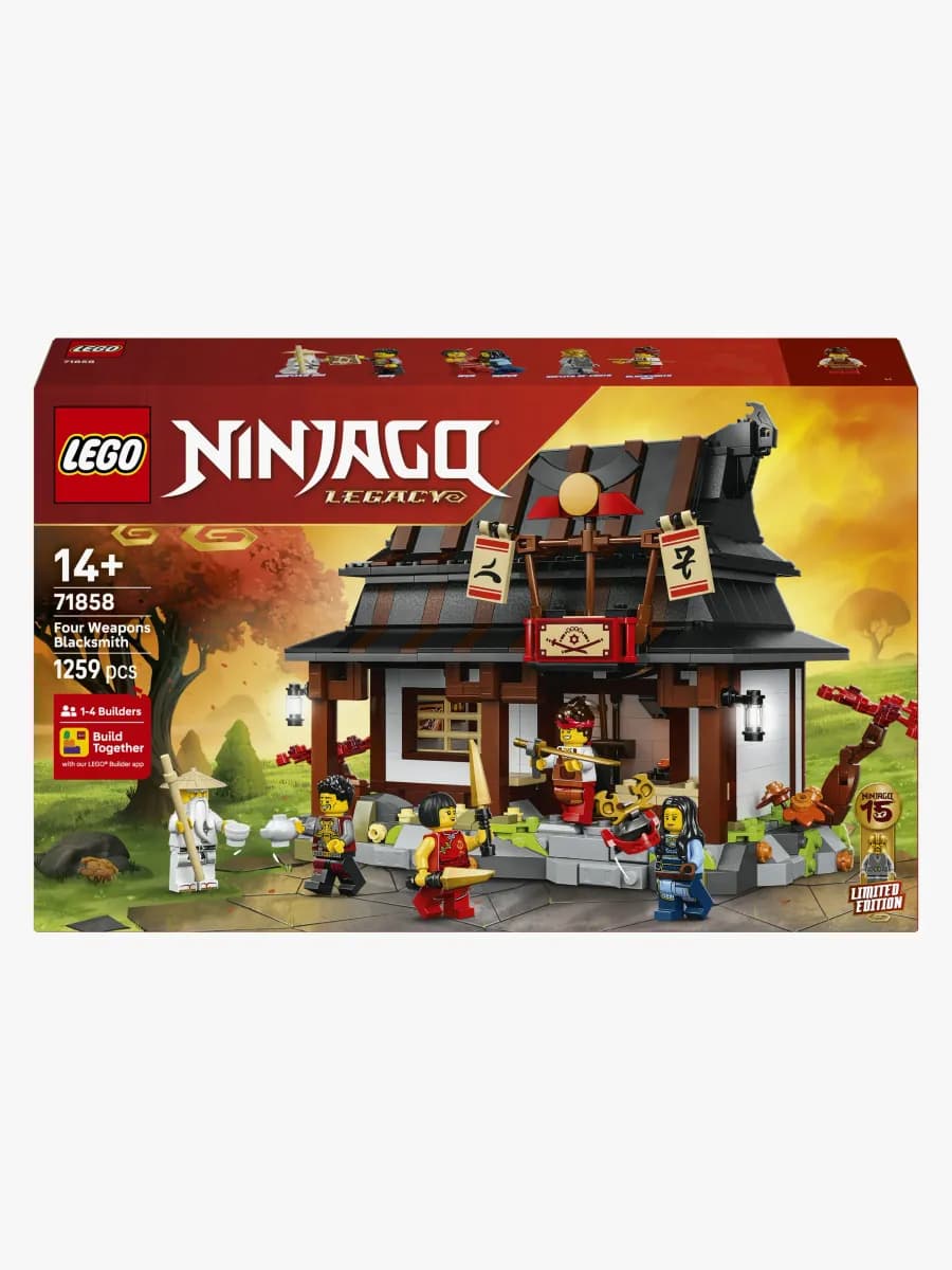 LEGO Ninjago 71858 15-årsjubileum – De fyra vapnens smedja