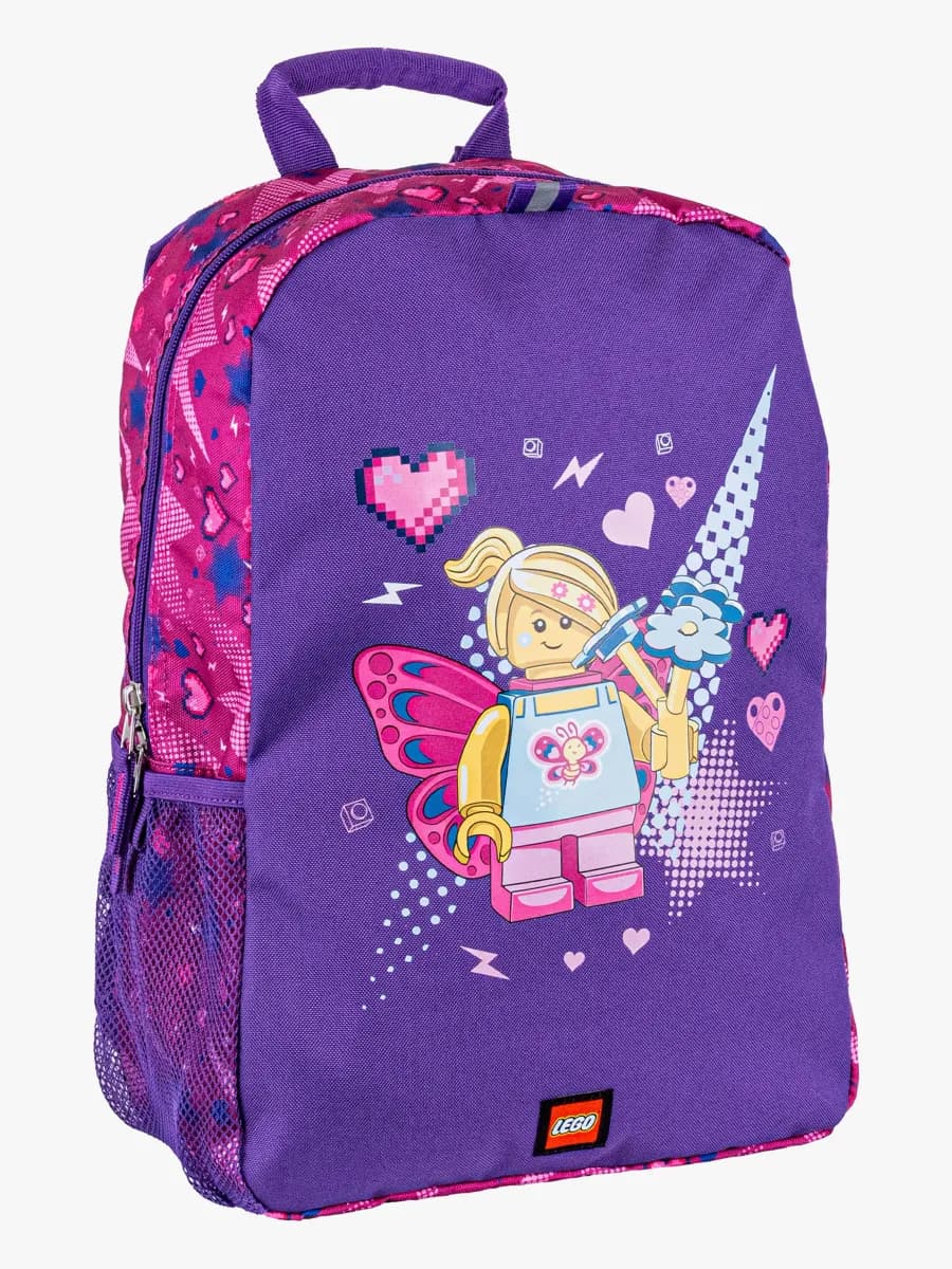 LEGO Ryggsäck Butterfly Girl 13L, Rosa