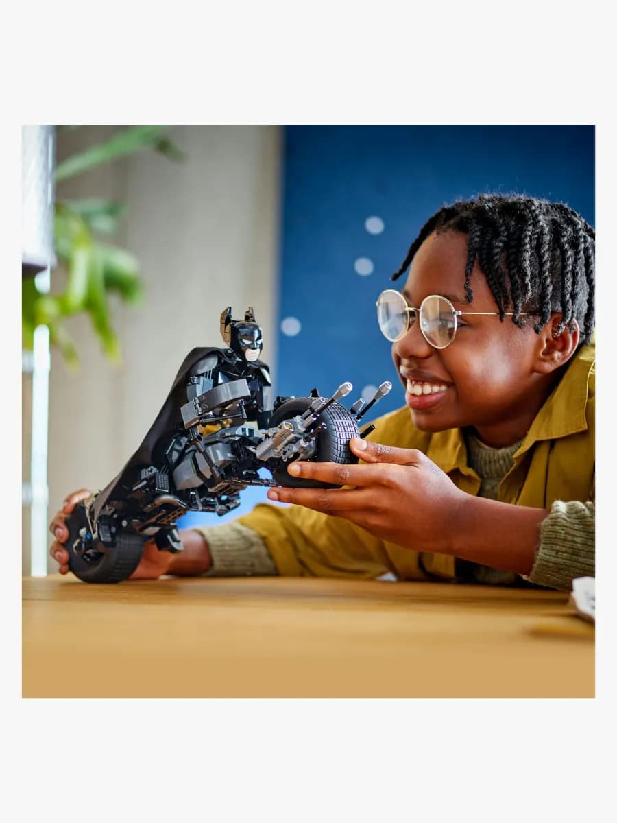 LEGO Super Heroes 76273 Batman byggfigur och Batpod-cykeln