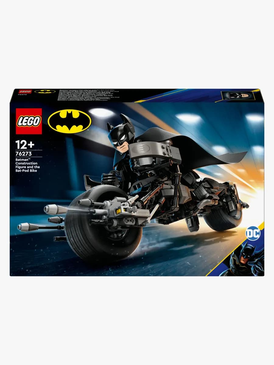LEGO Super Heroes 76273 Batman byggfigur och Batpod-cykeln