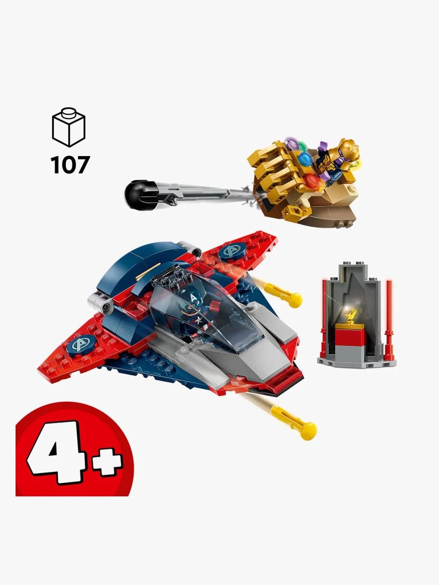 LEGO Super Heroes 76319 Captain America mot Thanos