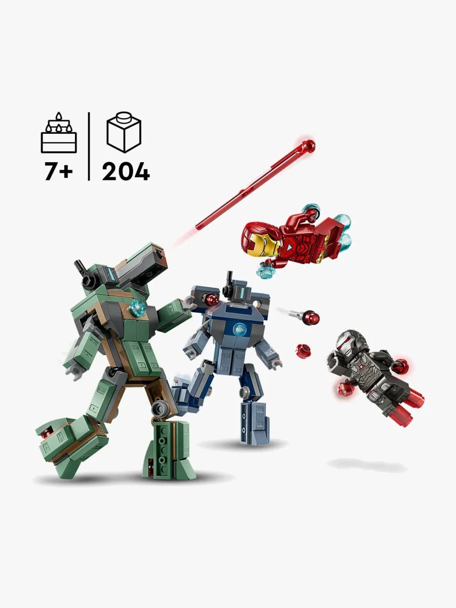 LEGO Super Heroes 76320 Iron Man &  War Machine mot Hammer Drones