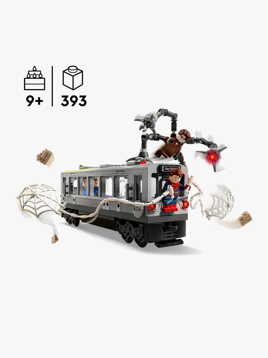 LEGO Super Heroes 76321 Spider-Man mot Doc Ock: tunnelbanescenen