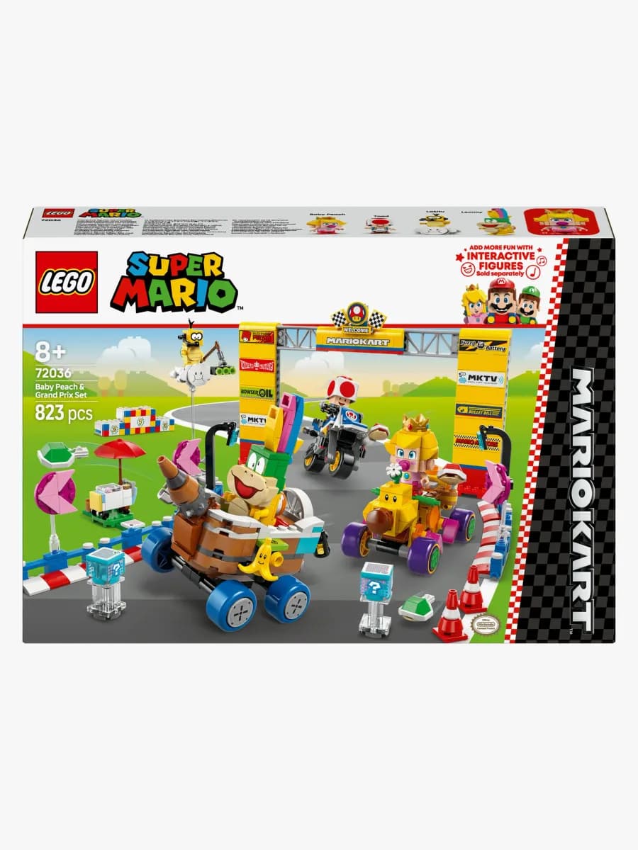 LEGO Super Mario 72036 Mario Kart – Baby Peach &  Grand Prix