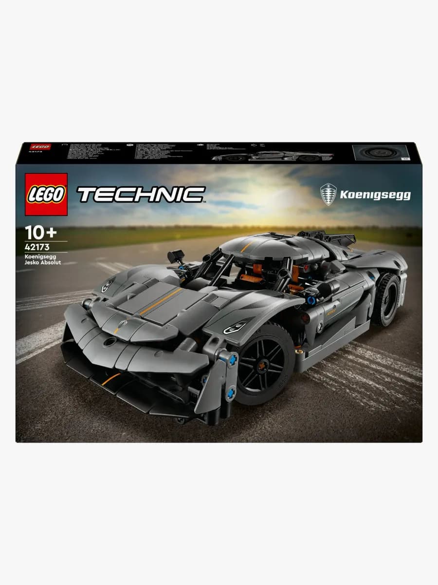 LEGO Technic 42173 Koenigsegg Jesko Absolut grå hyperbil