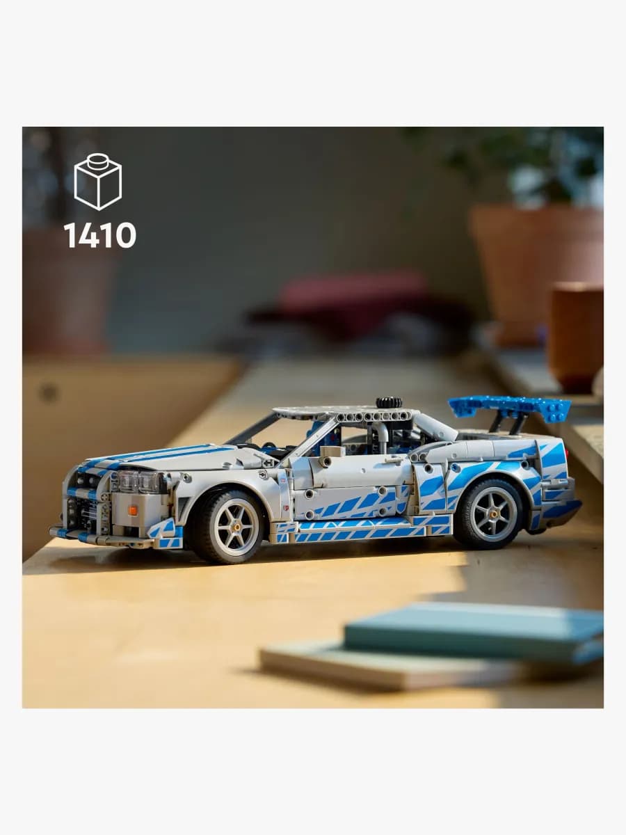 LEGO Technic 42210 2 Fast 2 Furious Nissan Skyline GT-R R34 bil