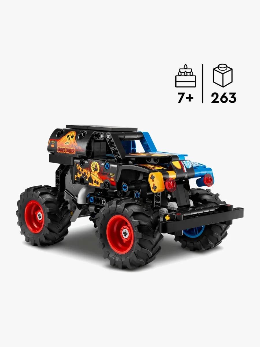 LEGO Technic 42219 Monster Jam Grave Digger eld och is