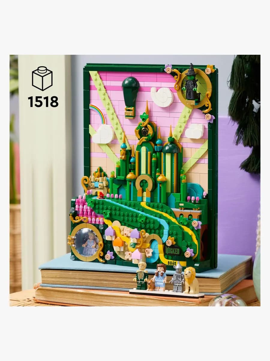 LEGO Wicked 75685 Emerald City – väggkonst