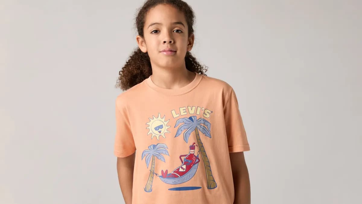 Levi's LVB Hot Sauce T-shirt, Peachbloom, 152