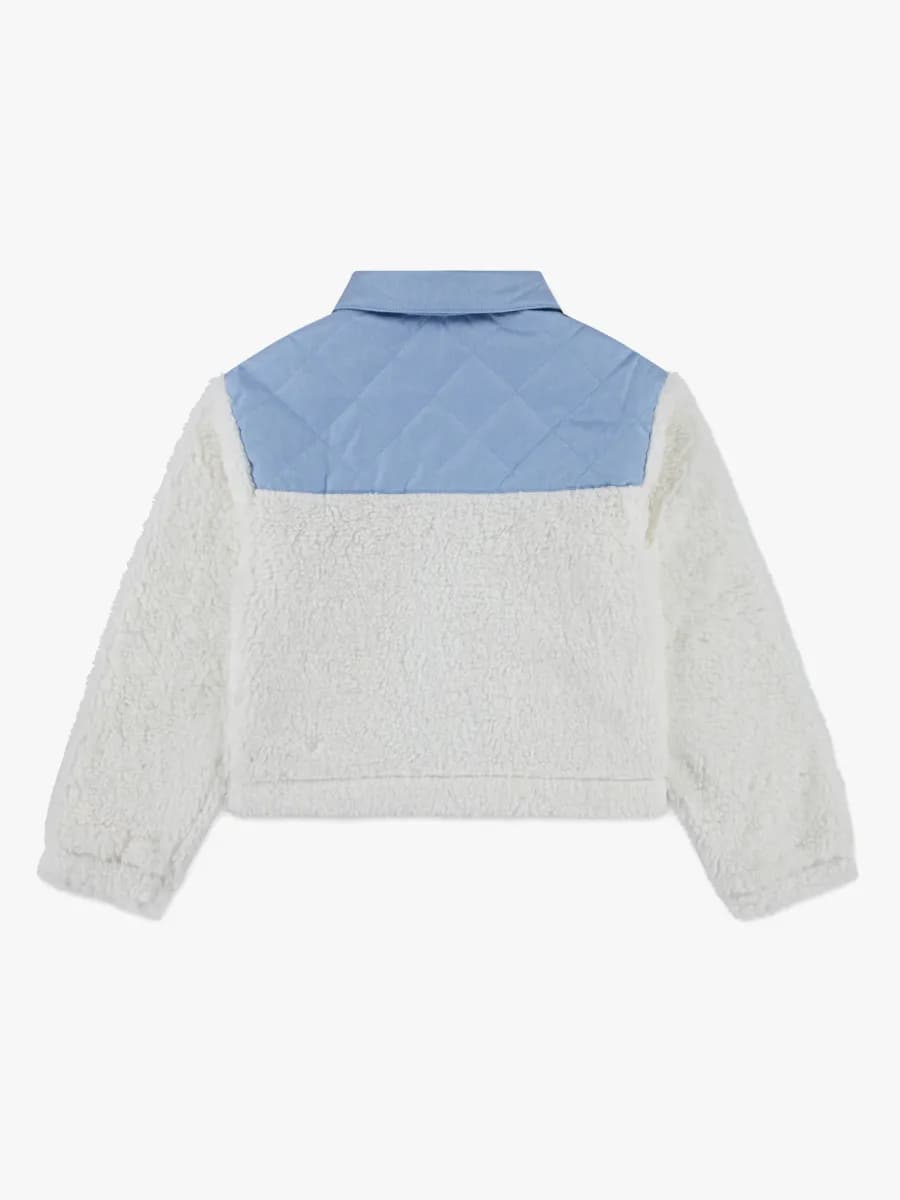 Levi's LVG Big PKT Sherpa Jacka, Blanc De Blanc, 140